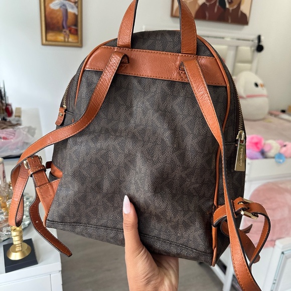 Michael Kors Brown Backpack - Picture 2 of 4